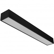 Γραμμικό Φωτιστικό LED Αλουμινίου 36W 230V 3600lm 3000K 120cm Θερμό Φως Μαύρο 21-12036001